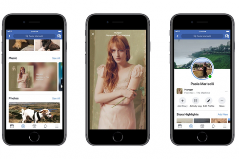 Facebook Tambah Fitur Musik di Stories dan Profil