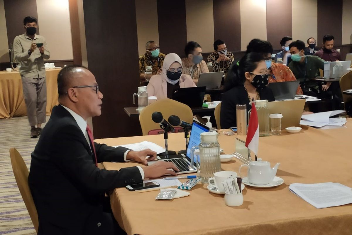 Direktur Hubungan Antar Lembaga Kemenparekraf, Candra Negara dalam pertemuan Komisi Regional UNWTO , Selasa (30/06/2020).
