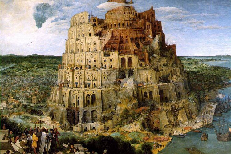 Menara Babel oleh Pieter Bruegel the Elder, 1563
