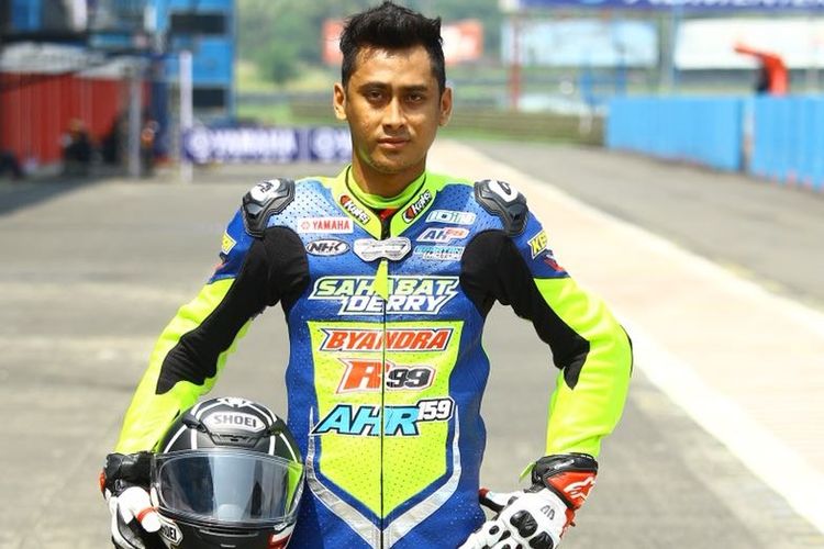 Arief Kurniawan, salah satu pendatang baru pada Yamaha Sunday Race. 