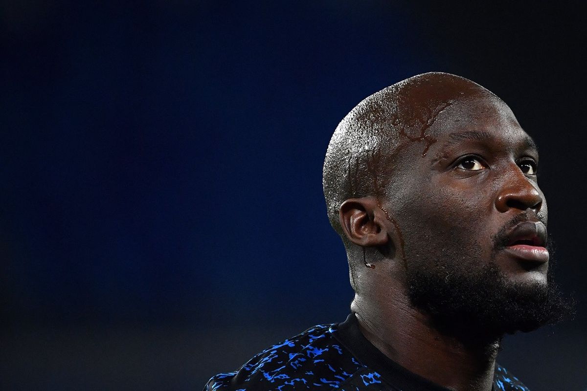 Mantan pemain Inter Milan yang kini telah kembali ke pelukan Chelsea, Romelu Lukaku.