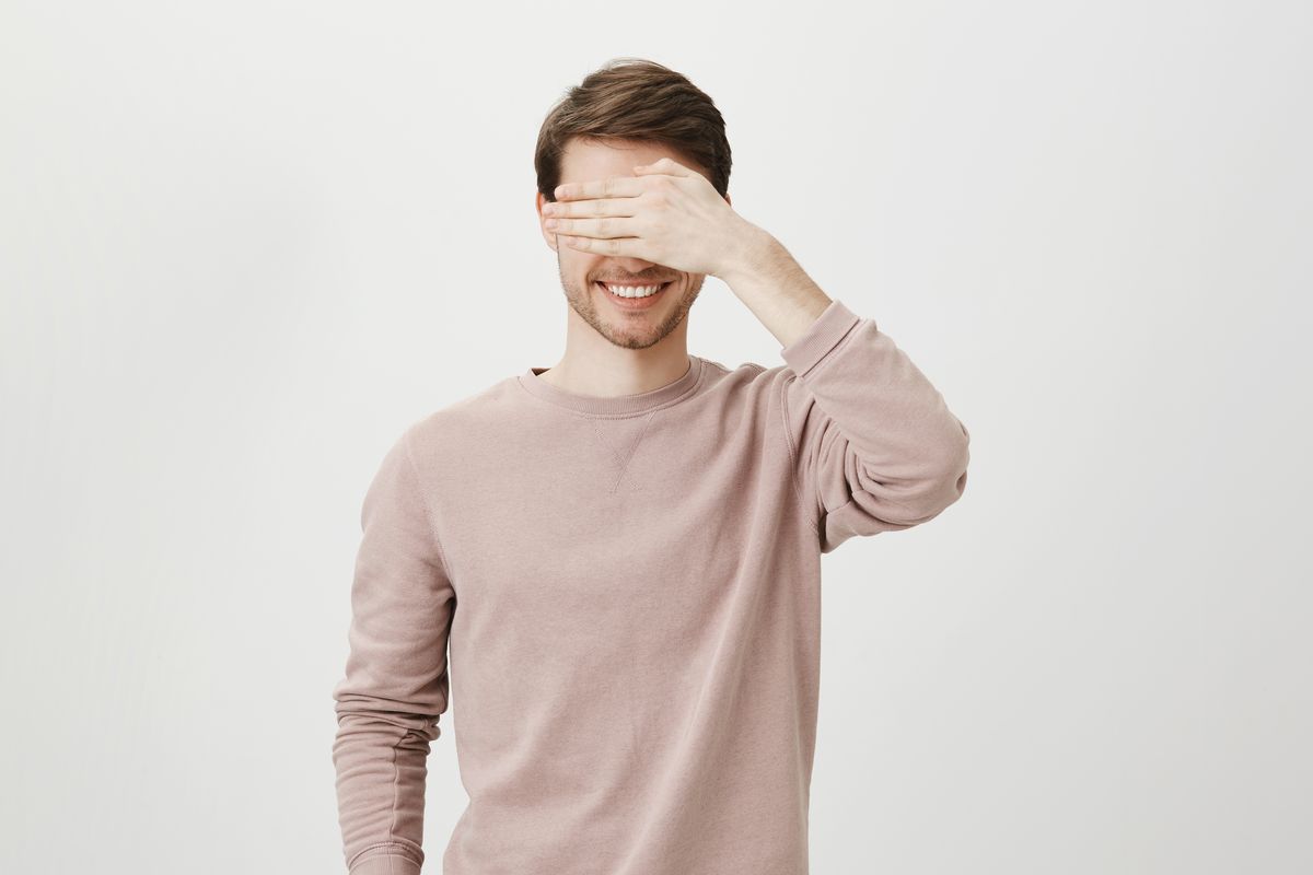 Ilustrasi menjaga pandangan