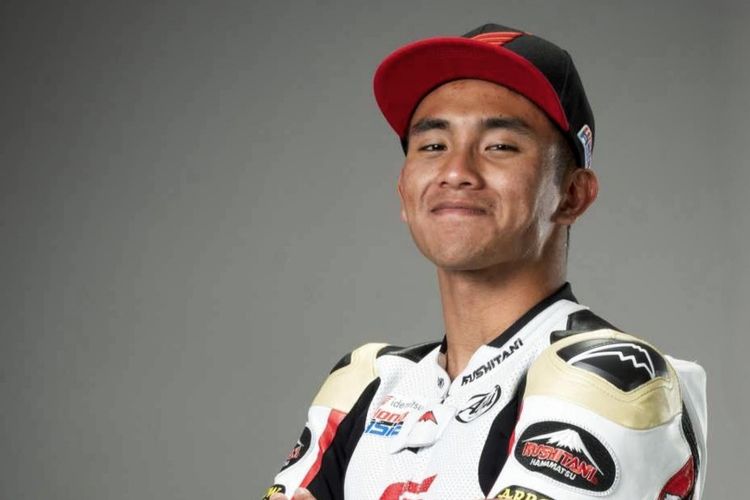 Mario Aji, pebalap Indonesia yang bersaing di Moto3