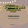 Jadwal Imsak dan Buka Puasa di Purbalingga Hari Ini, 18 April 2022