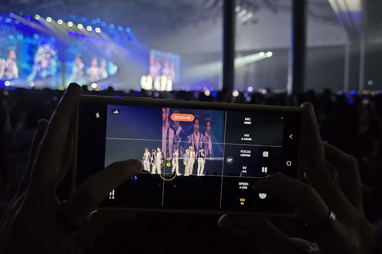 Mode Pro Video Samsung Galaxy S24 Ultra bisa diandalkan untuk rekam fancam di konser K-pop, Enhypen.