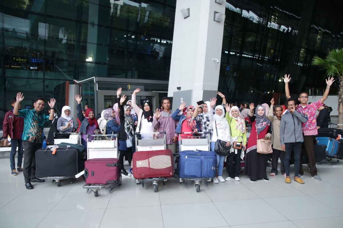 Sebanyak 50 Pekerja Migran Indonesia (PMI) yang termasuk Bermasalah (PMI-B) dipulangkan dari Yordania. Pemulangan (repatriasi) ini dilakukan KBRI Amman, Jumat (17/5/2019).