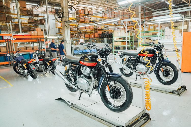 Royal Enfield meresmikan pabrik perakitan baru di Brasil.