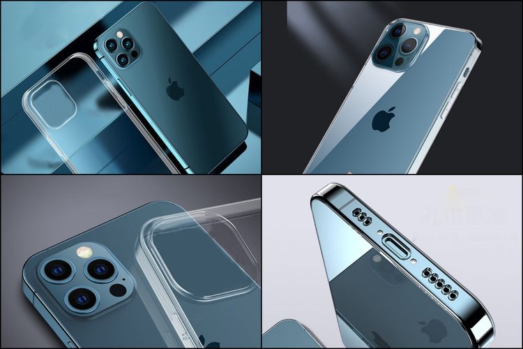 Bocoran iPhone 13 Pro bersama case pelindungnya.