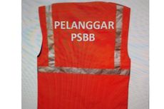 Pelanggar PSBB Dihukum Bersihkan Fasilitas Umum, Kasatpol PP: Pakai Rompi Oranye Seperti Koruptor
