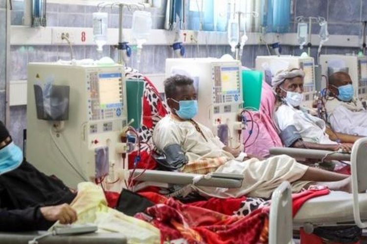 Fasilitas kesehatan Yaman yang hancur akibat perang tanpa henti selama lima tahun.