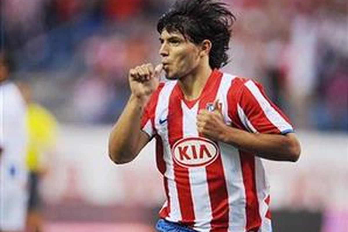 Sergio Aguero, sangat dibutuhkan Atletico Madrid saat melawan Sevilla.