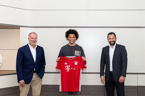 Leroy Sane Resmi Berlabuh ke Bayern Muenchen