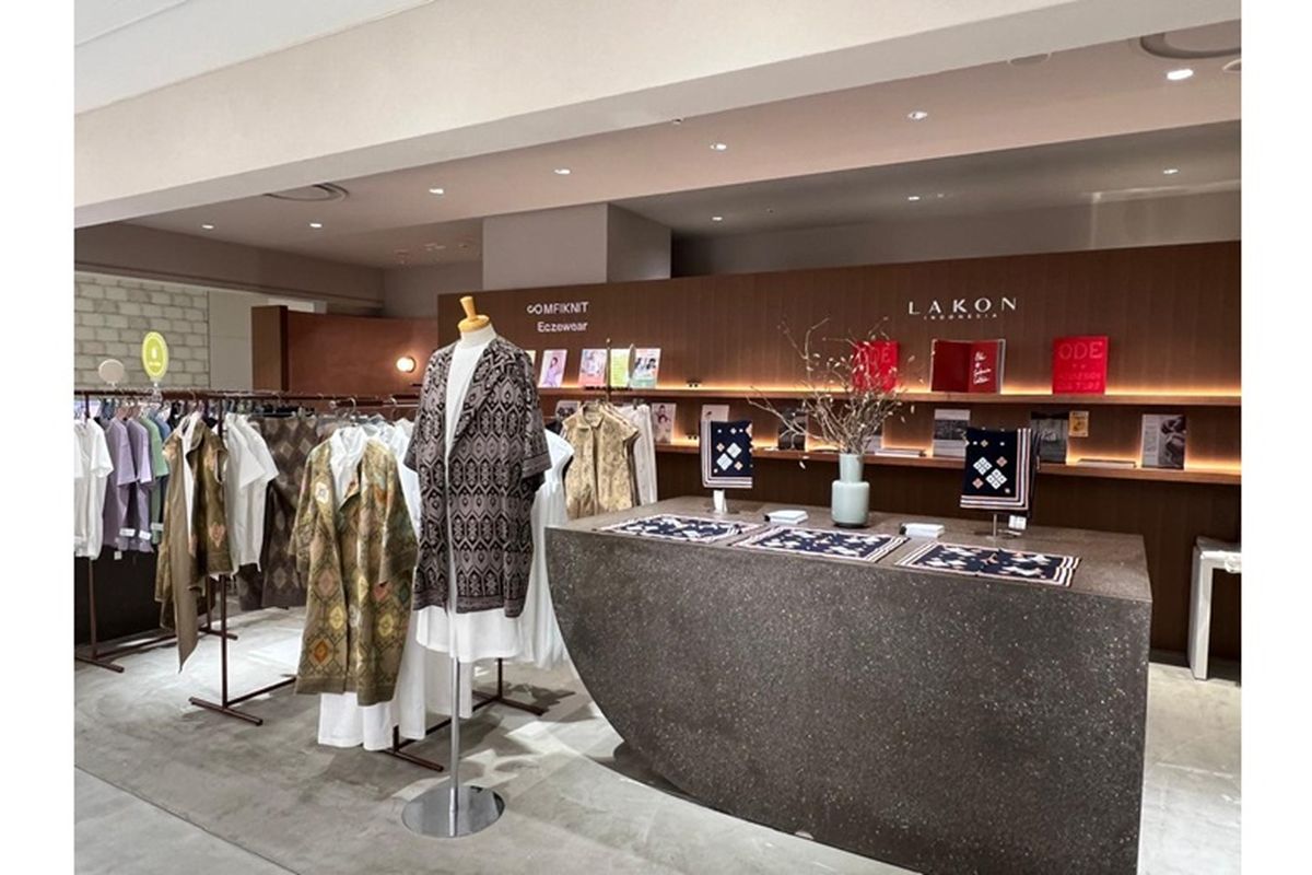 LAKON Indonesia menampilkan tenun dari Nusa Tenggara Barat (NTB) pada Osaka World Expo 2025. 