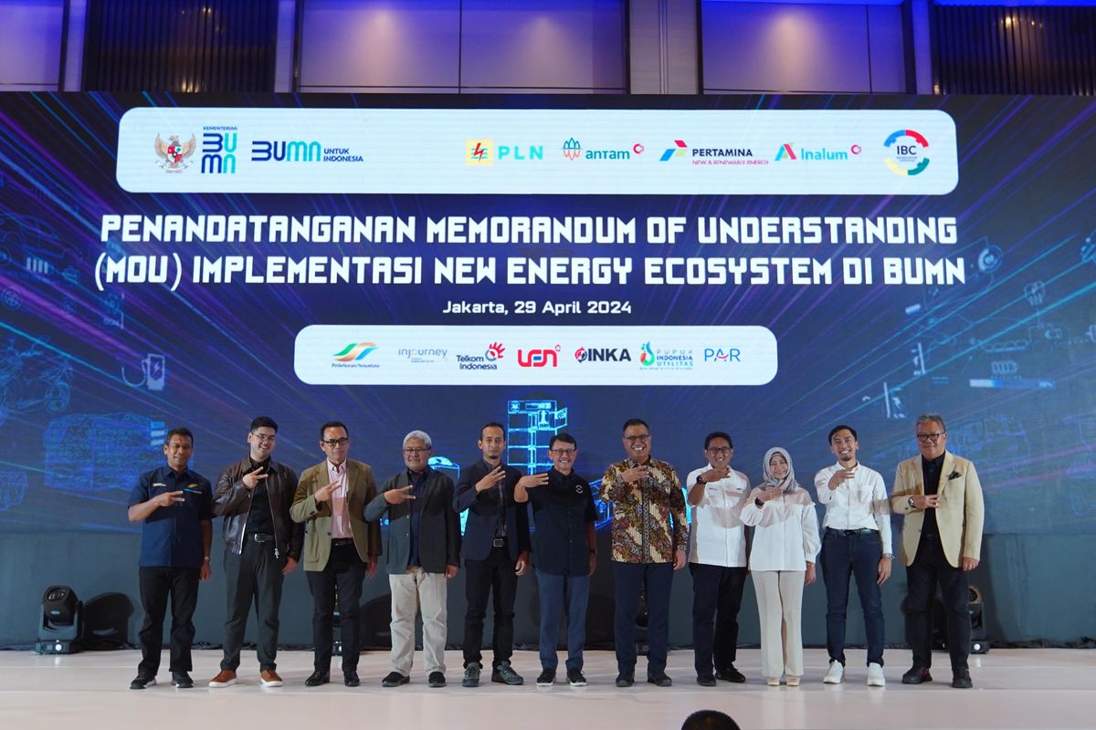 MoU signing press release Indonesia Battery Corporation (IBC) 