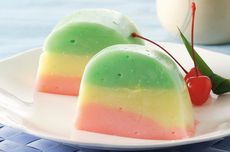 Resep Puding Roti Rainbow, Favorit Anak