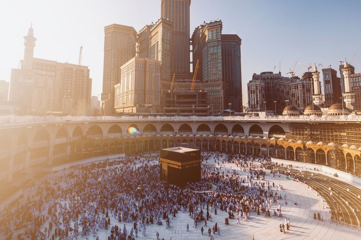 Ilustrasi haji, umrah. 