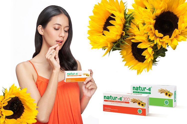 Natur-E Advanced mengandung astaxanthin dari ganggang merah, antioksidan yang terbukti 6.000 lebih kuat dari vitamin C.
