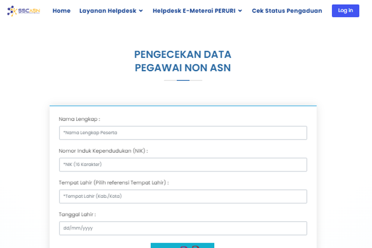 Cara Cek Data NonASN di Database BKN Sebelum Daftar PPPK 2024, Klik