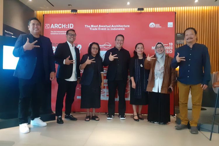 Konferensi pers ARCH:ID di Jakarta, Senin (27/2/2023).