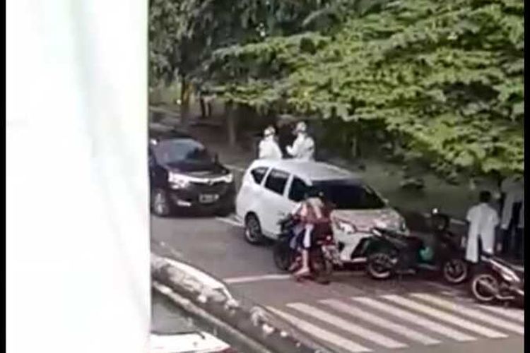 Tangkapan layar Pasien Covid-19 di RSSA Kota Malang kabur pada Selasa (14/7/2020)