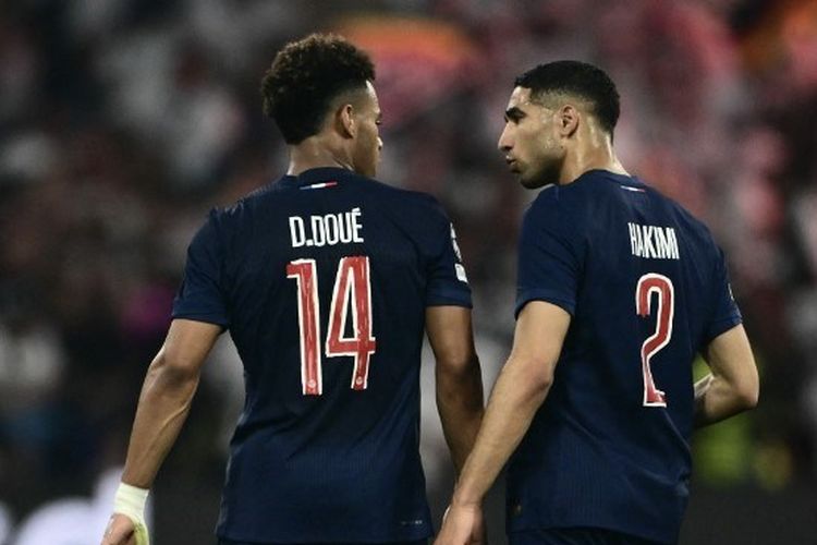 Hasil PSG Vs Inter 2-0, Desire Doue Ikuti Jejak Patrick Kluivert