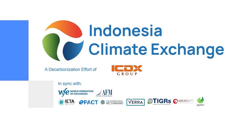 Indonesia Climate Exchange (ICX) sebagai bagian dari Indonesia Commodity and Derivatives Exchange (ICDX) Group.