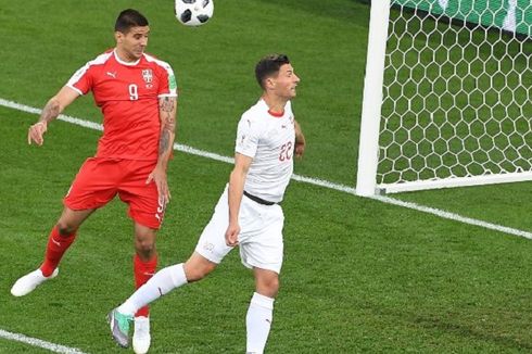 Babak 1, Gol Cepat Mitrovic Bawa Serbia Unggul atas Swiss
