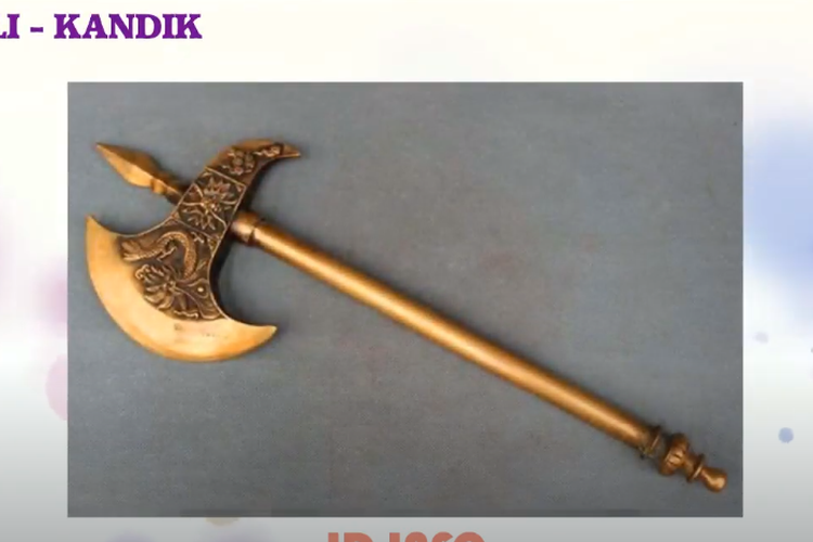 [Tangkapan Layar] senjata tradisional Bali, Kandik 