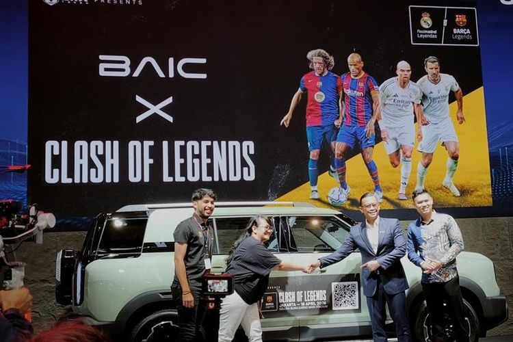 BAIC Indonesia menjadi sponsor utama Clash of Legends.