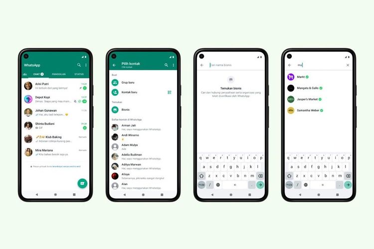 Fitur Business Search di WhatsApp