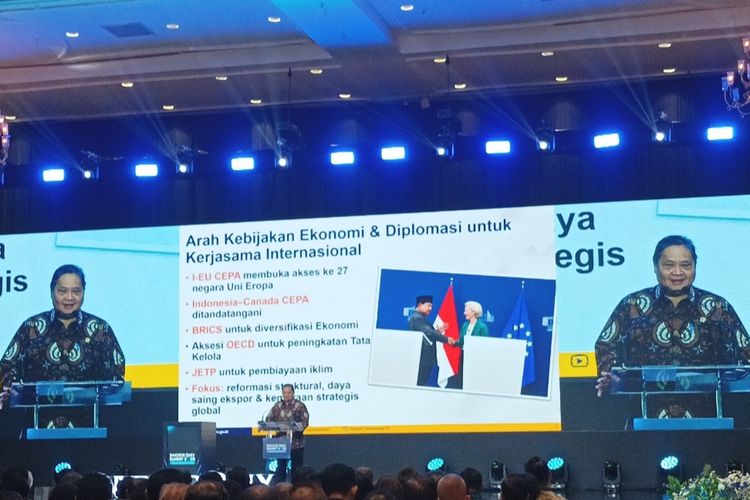 Airlangga Pamerkan Pertumbuhan Ekonomi RI Lampaui Turki, Arab Saudi dan Brasil 