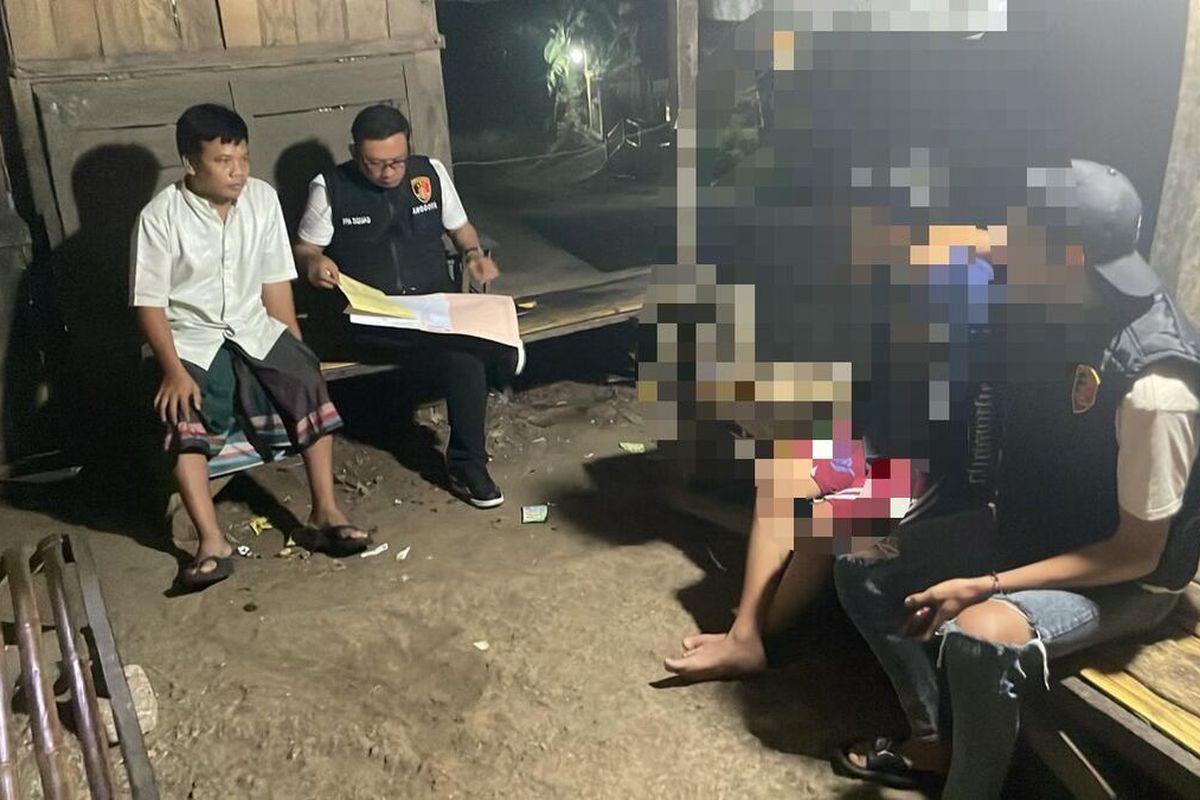 Aparat kepolisian menangkap seorang pria berinisial JY karena diduga melakukan kekerasan seksual kepada anak di bawah umur di wilayah Rumpin, Kabupaten Bogor, Jawa Barat, Sabtu (8/2/2025).