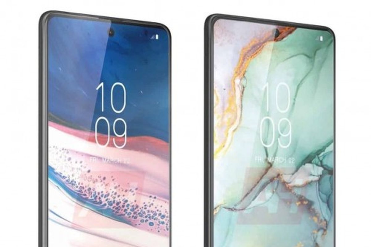 Ilustrasi Galaxy Note 10 Lite (kiri) dan Galaxy S10 Lite (kanan).