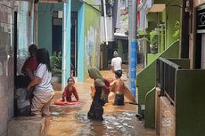 Kali Ciliwung Meluap, Permukiman Kebon Pala Kampung Melayu Banjir hingga 1 Meter