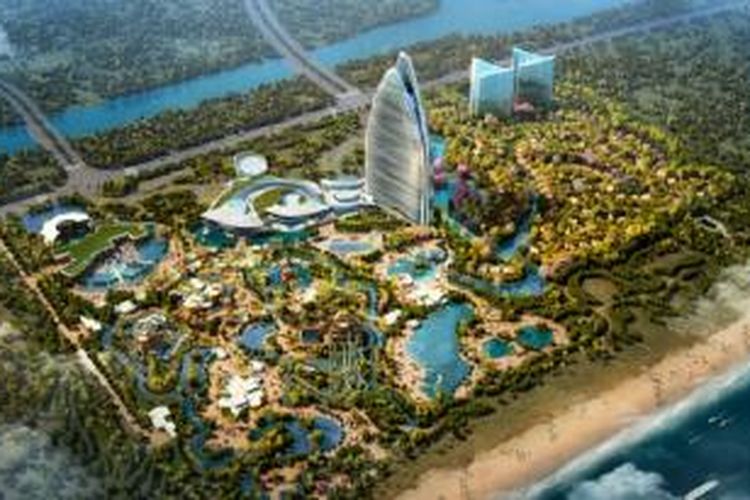 China mengembangkan Atlantis Resort senilai triliunan Rupiah.