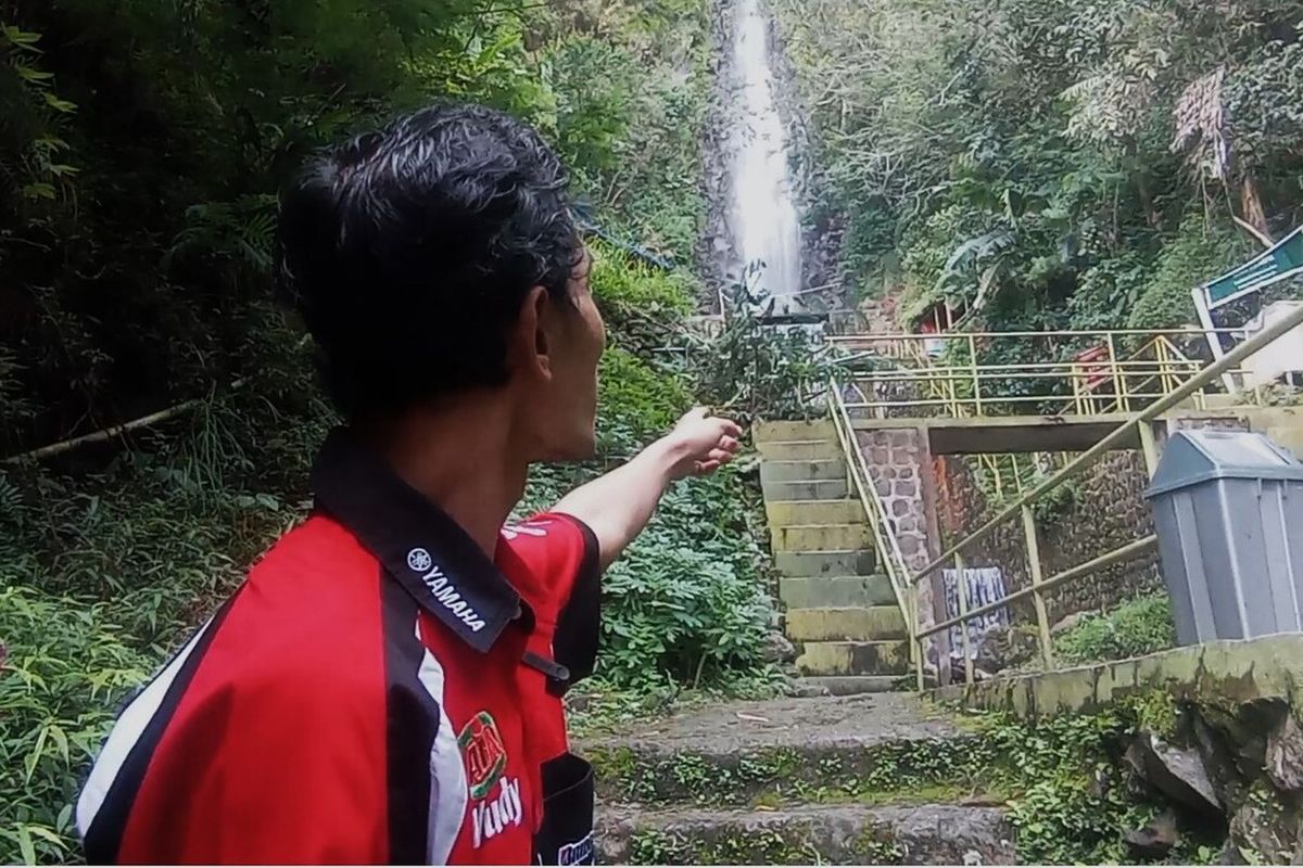 Kawasan Wisata Air Terjun Tirto Sari Ditutup Akibat Longsor