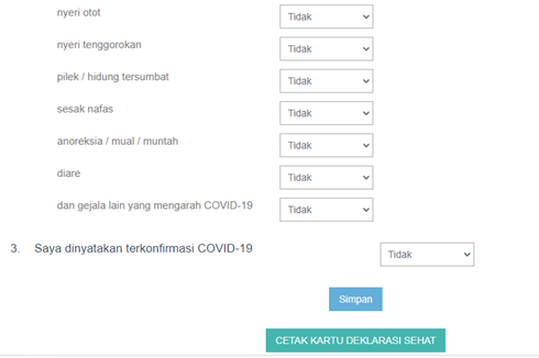 Tanggal di Kartu Deklarasi Sehat Tak Sesuai seperti Saat Pengisian, Ini Kata BKN