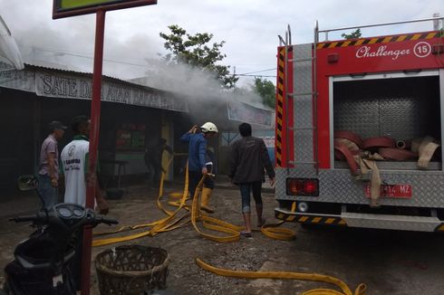 Warung Pempek Terbakar, 2 Pegawai Alami Luka Bakar