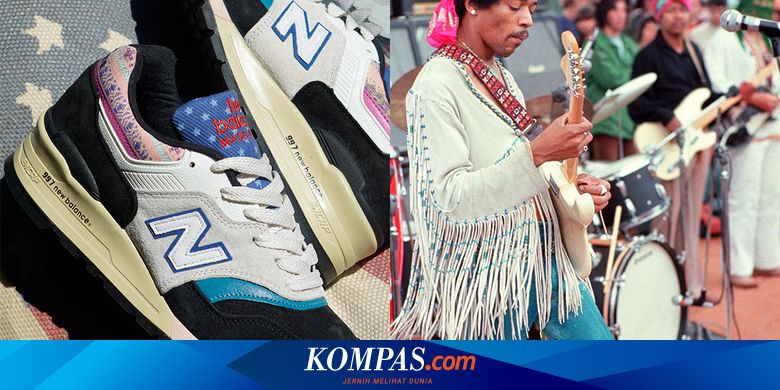 New Balance Bikin Sneakers yang Terinspirasi Pakaian Jimi Hendrix