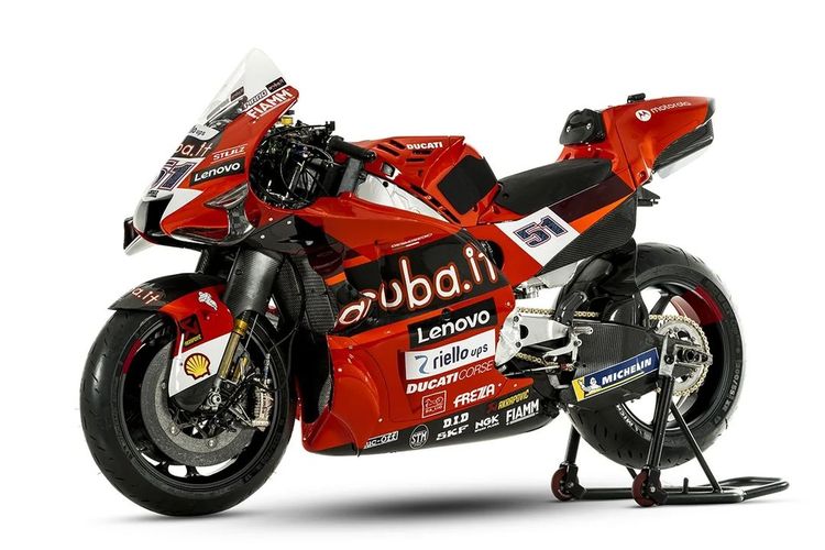 Livery Aruba.it Racing Ducati yang ada di World Superbike akan digunakan untuk wildcard bersama Michele Pirro di MotoGP 2022