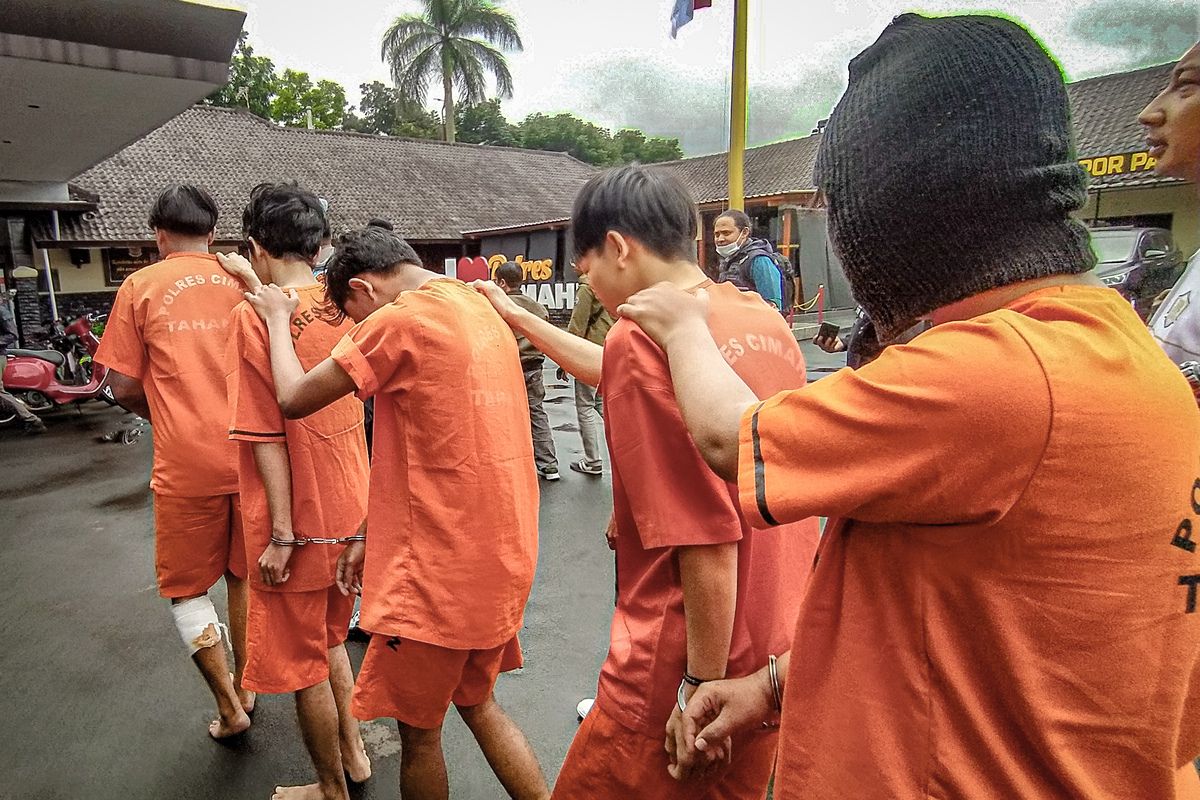 5 Anggota Moonraker yang Bunuh Pemuda di Cimahi Ditangkap, 1 Pelaku Buron