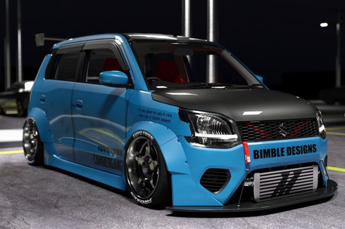 Acuan Modifikasi Suzuki Karimun Wagon R Bergaya Street Racing