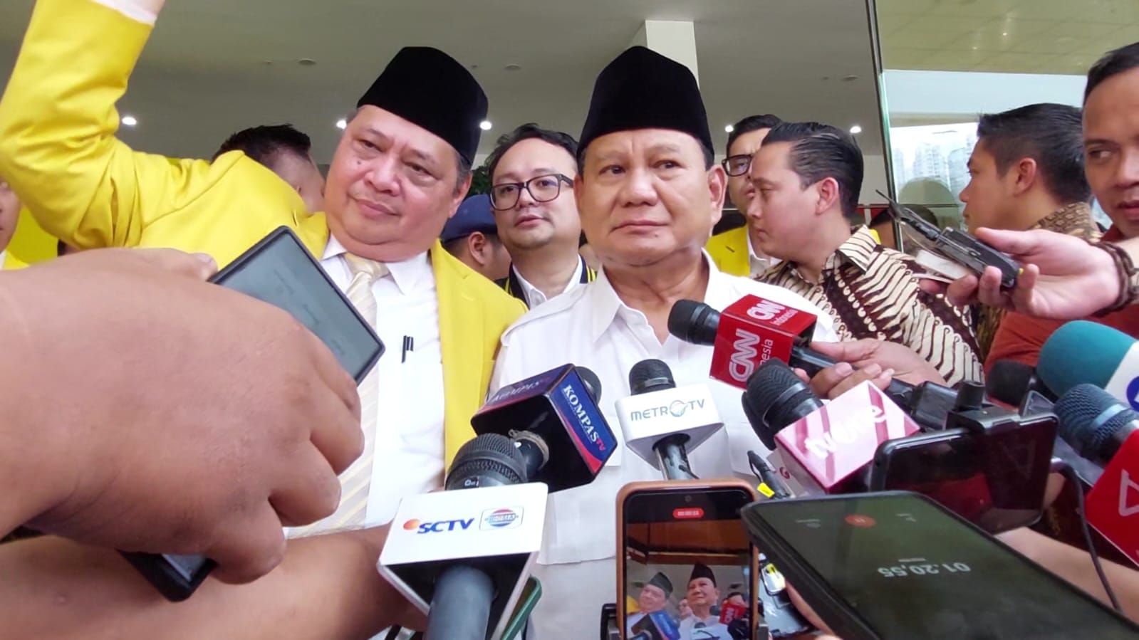 Merasa Nyaman dengan Golkar, Prabowo: Seperti di Rumah
