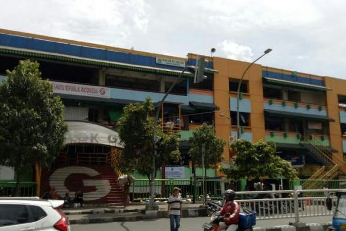 Pasar Blok G, Tanah Abang, Jakarta Pusat pada Senin (23/1/2017).