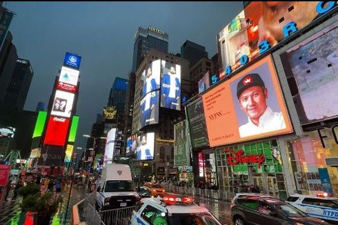Wajah Gading Marten hingga Luna Maya Muncul di Billboard New York, Ada Apa?