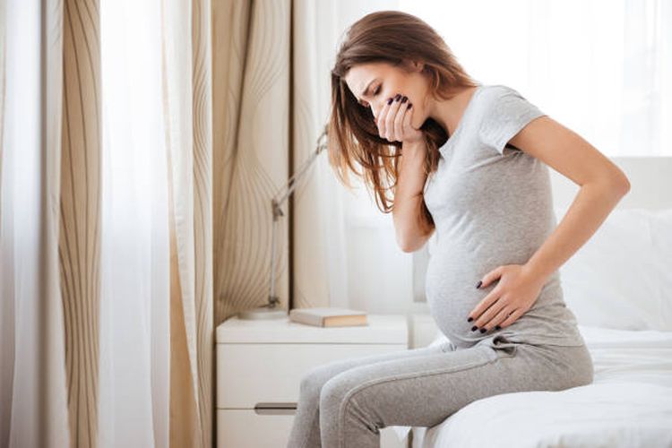 Penyebab asam lambung naik saat hamil.