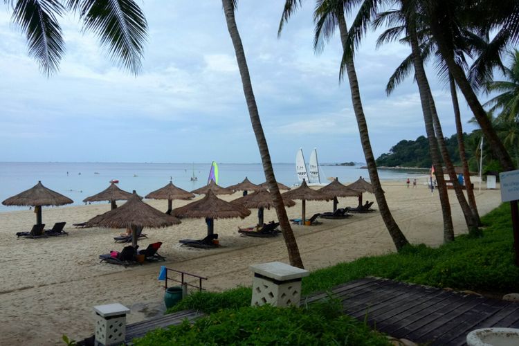 Club Med Bintan di Kepri yang menyajikan pengalaman liburan yang lebih natural, meyajikan beragam aktivitas sehat yang bisa dilakukan di alam terbuka, termasuk menghadap ke pantai Lagoi.
