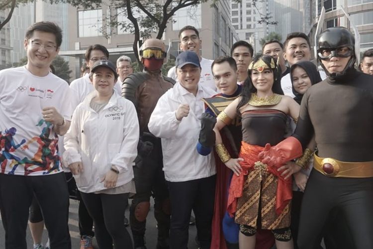 Bekerja sama dengan Komite Olimpiade Indonesia, Lazada Indonesia menggelar Olympic Day Run guna meningkatkan kesadaran dan mendorong dukungan publik terhadap atlet Indonesia yang akan berlaga di Olimpiade, Minggu (28/07/2019). 