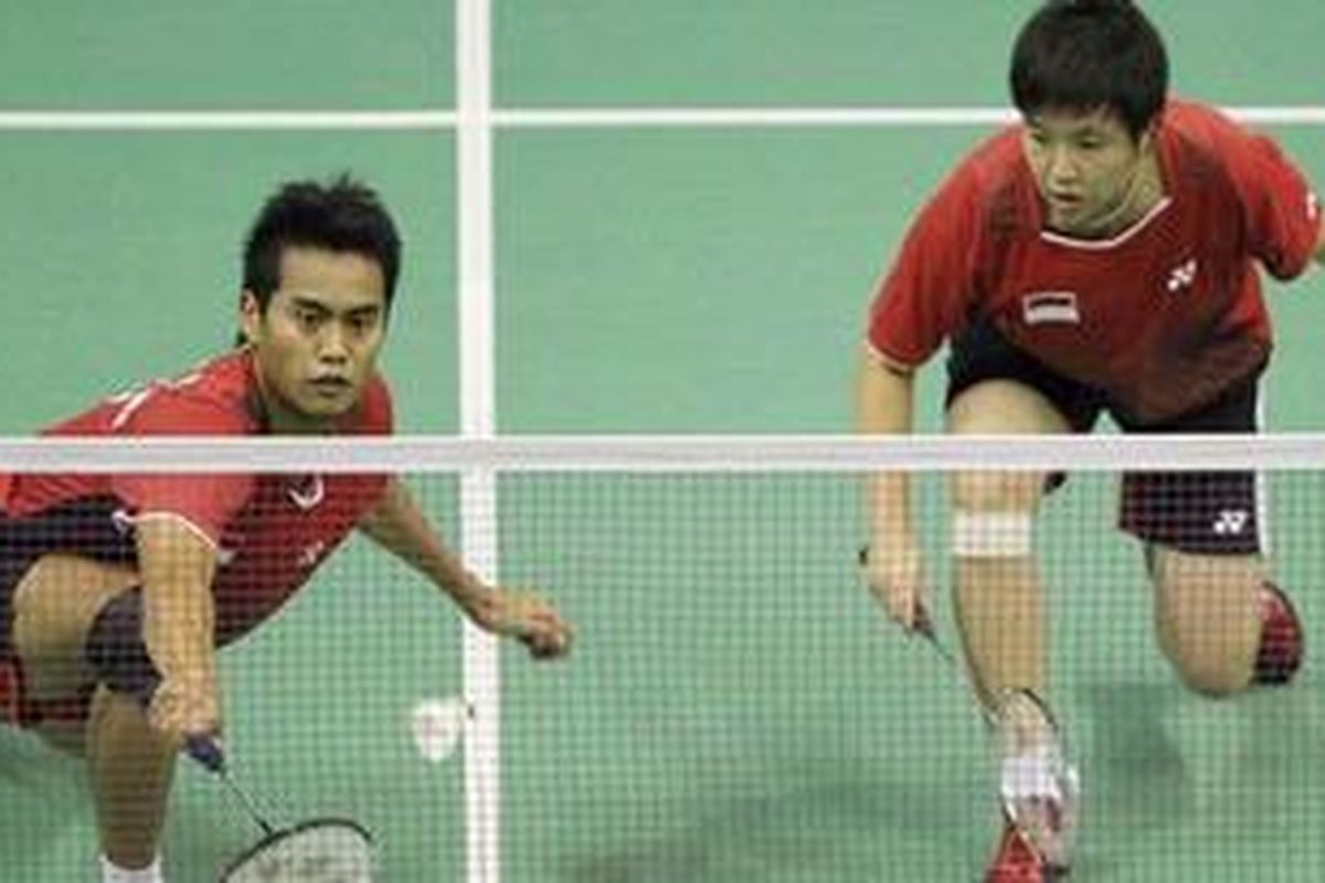 Ganda campuran Indonesia, Tontowi Ahmad (kiri) dan Liliyana Natsir, bakal jadi andalan di SEA Games XXVI 2011.