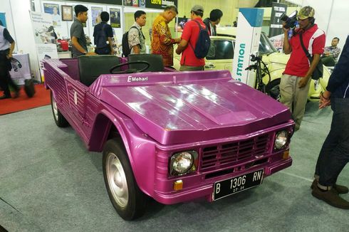 Peduli Lingkungan, Mobil Jadul Citroen Mehari Jadi Mobil Listrik